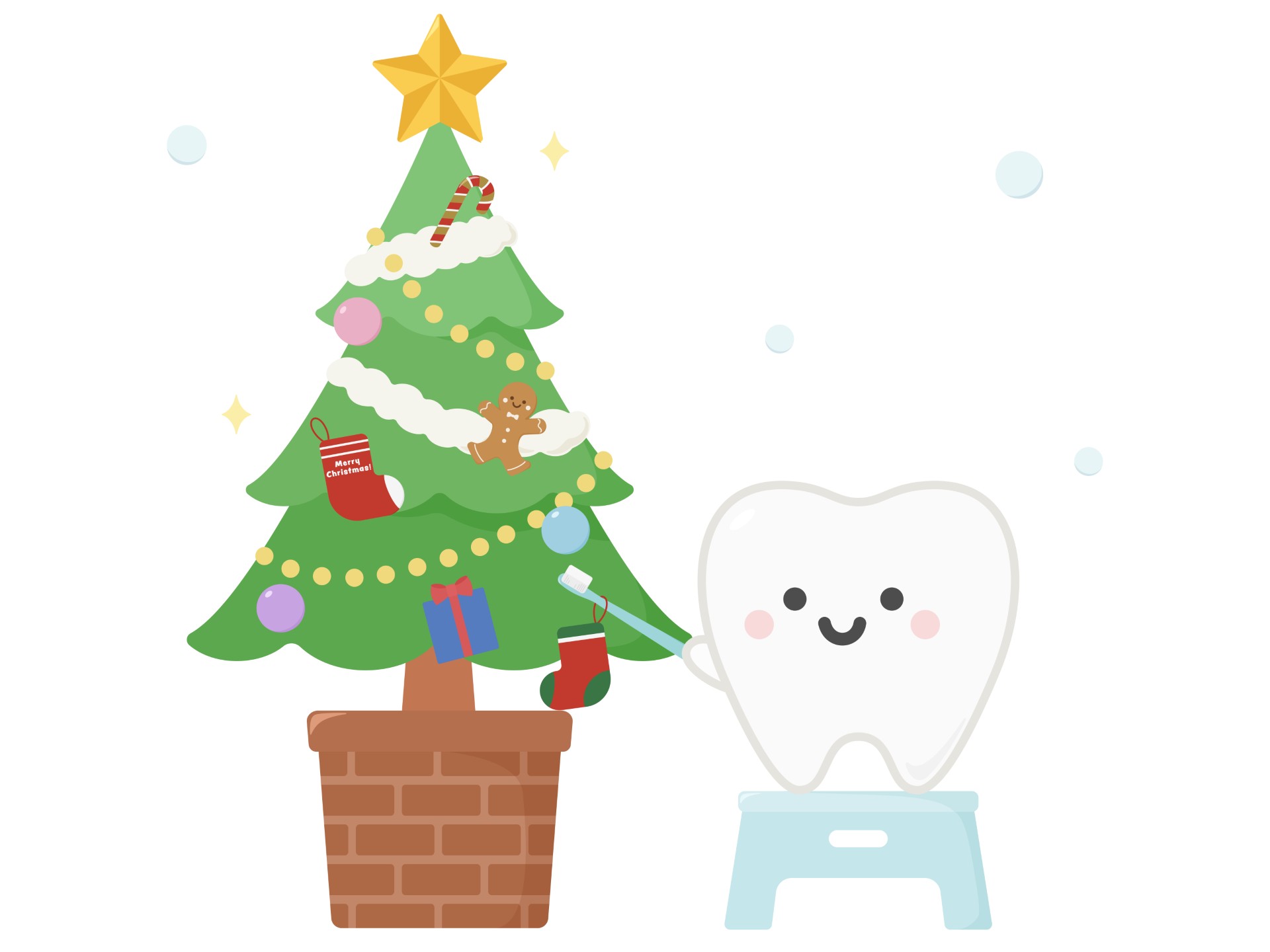 クリスマスツリーを飾りました